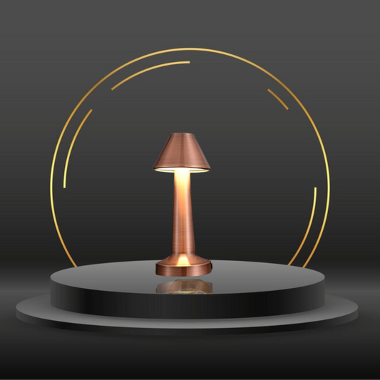 Cone Metal Table Lamp