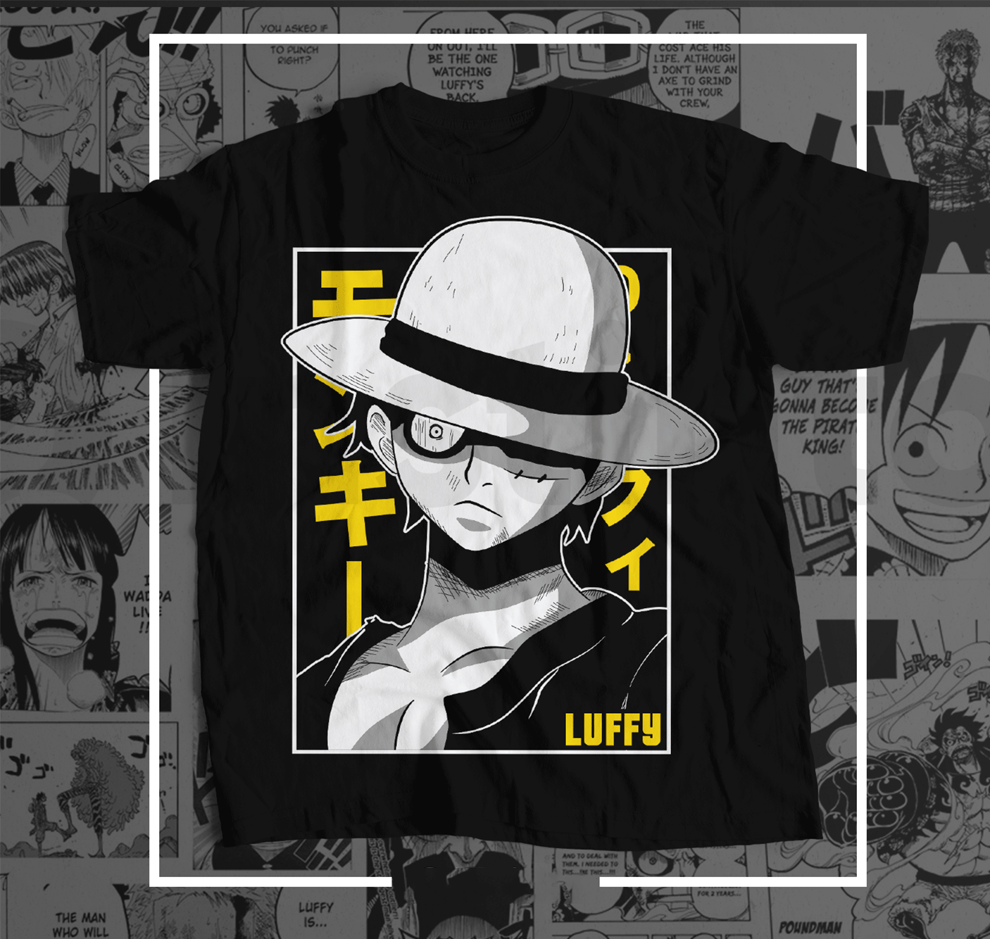 Exclusive One Piece Luffy T-Shirt - Premium Anime Merchandise