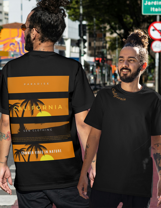 California Oversized T-Shirt - Premium 220 GSM Cotton Comfort | Exclusive Shopeznow Collection