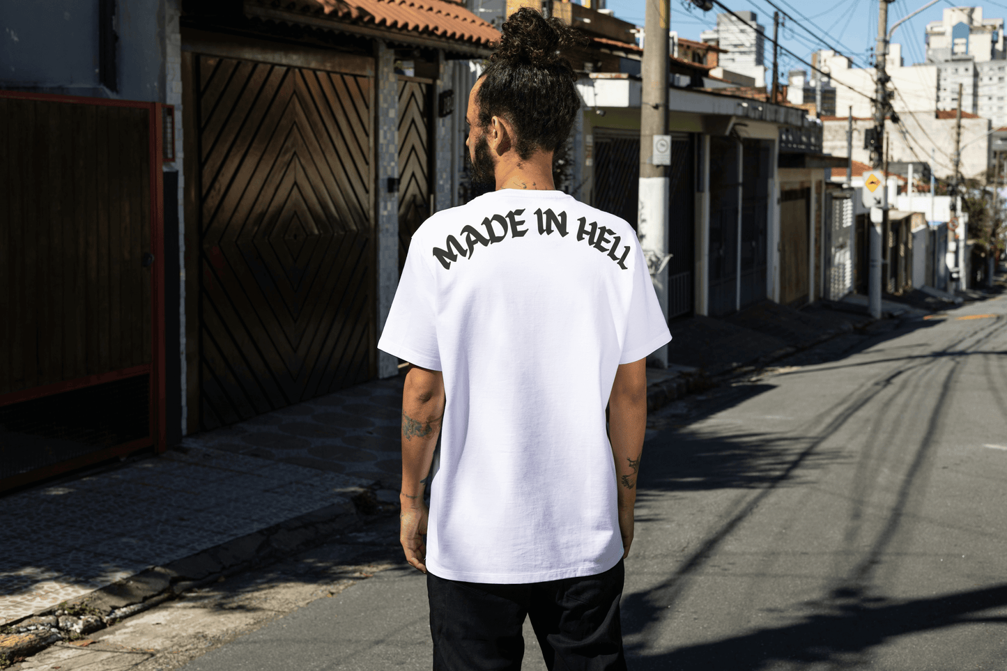 "Made in Hell" Oversized Graphic T-Shirt - Premium Cotton Comfort | 220 GSM Cotton | Shopeznow Exclusive